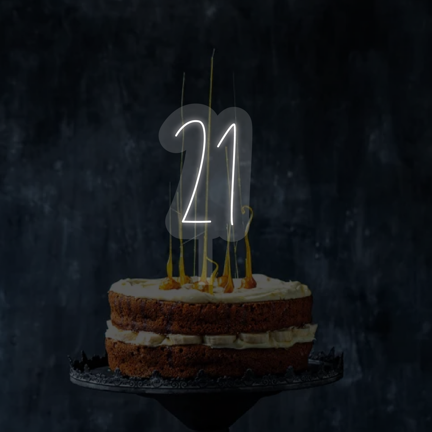 21 Cake Topper