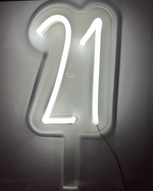 21 Cake Topper