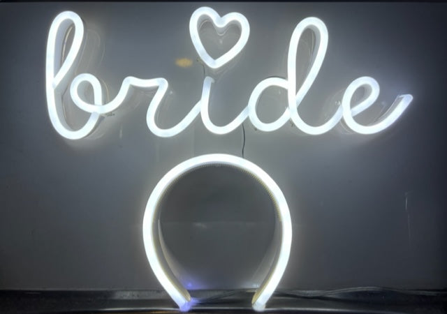 Neon Bride Headband